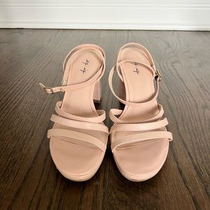 Pink sandals